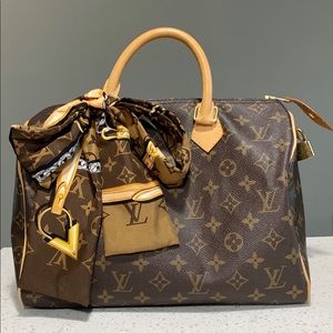 Vintage Louis Vuitton Speedy Bag Medium- Brown